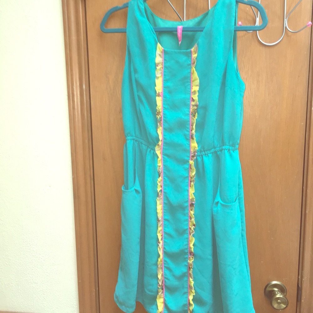 Vintage  bold mermaid dress with pockets